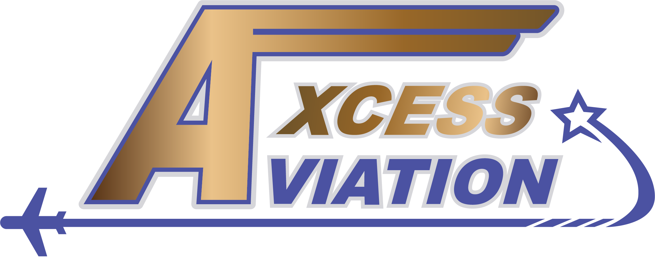 Axcess Aviation large logo black